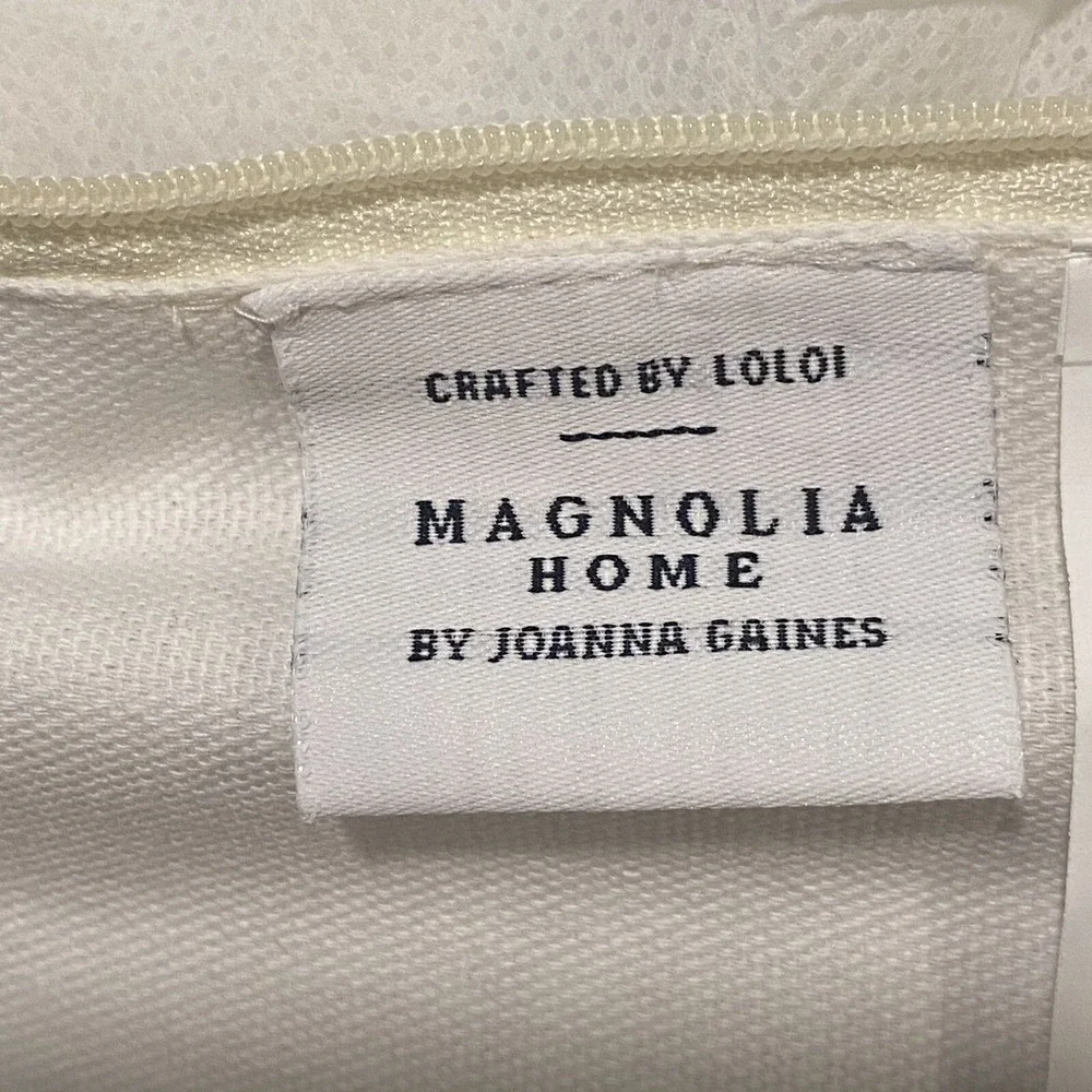 Magnolia Home Lumbar Boho Pillow Joanna Gaines Loloi 21 X 13 NEW READ
